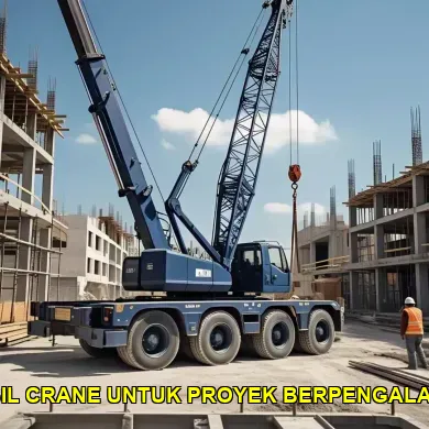 mobil crane untuk proyek berpengalaman